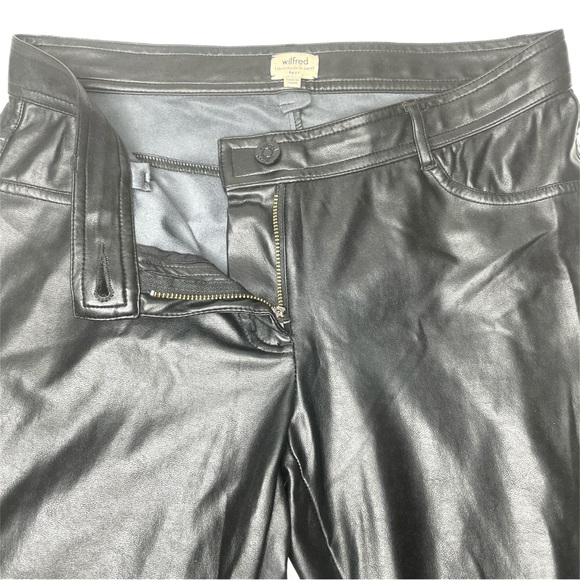 Wilfred Vegan Leather Jeans Leggings Sz 4 - Picture 3 of 10